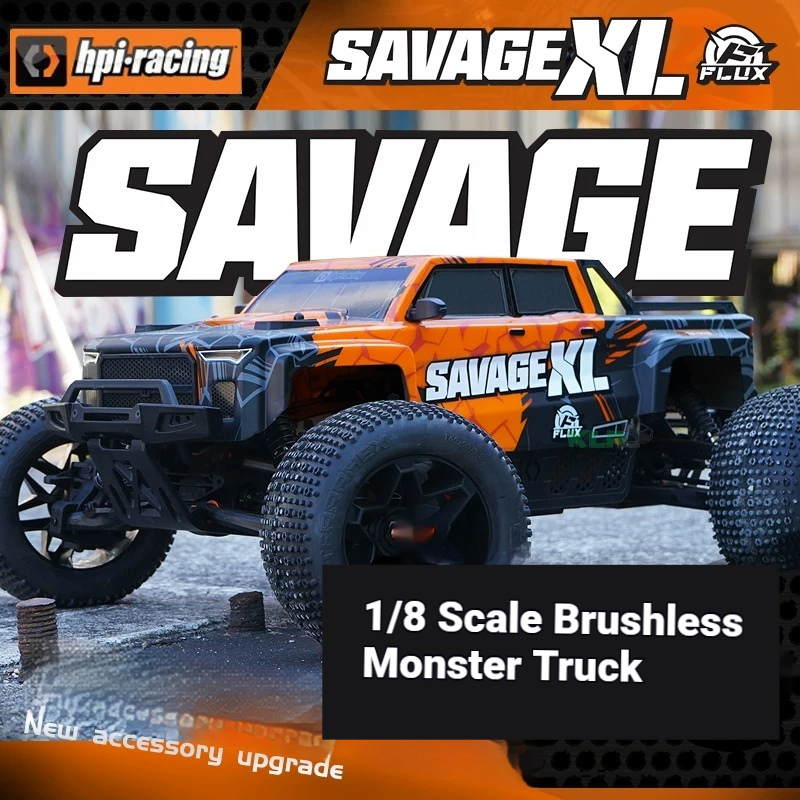 Rc Hobby Monster Truck - รถบรรทุกมอนสเตอร์ไฟฟ้าความเร็วสูง HPI Racing 1/8 Savage XL