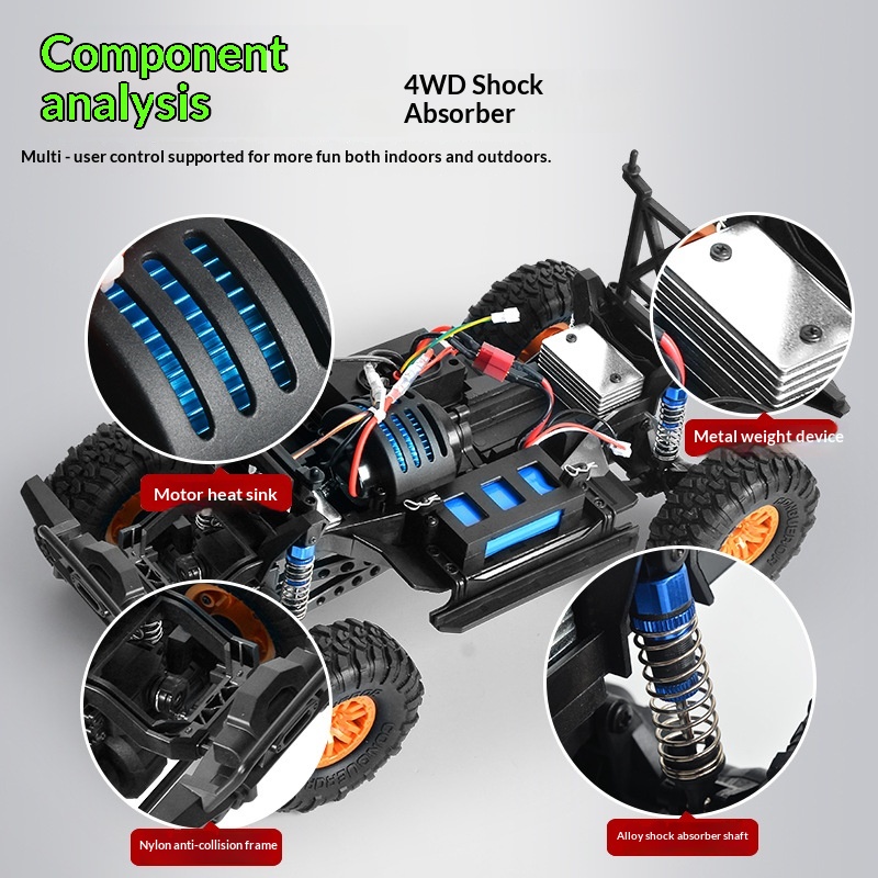 รถบังคับวิทยุ Huangbo Rc 1 10  - Rc Hobby Monster Truck บทวิจารณ์และราคา