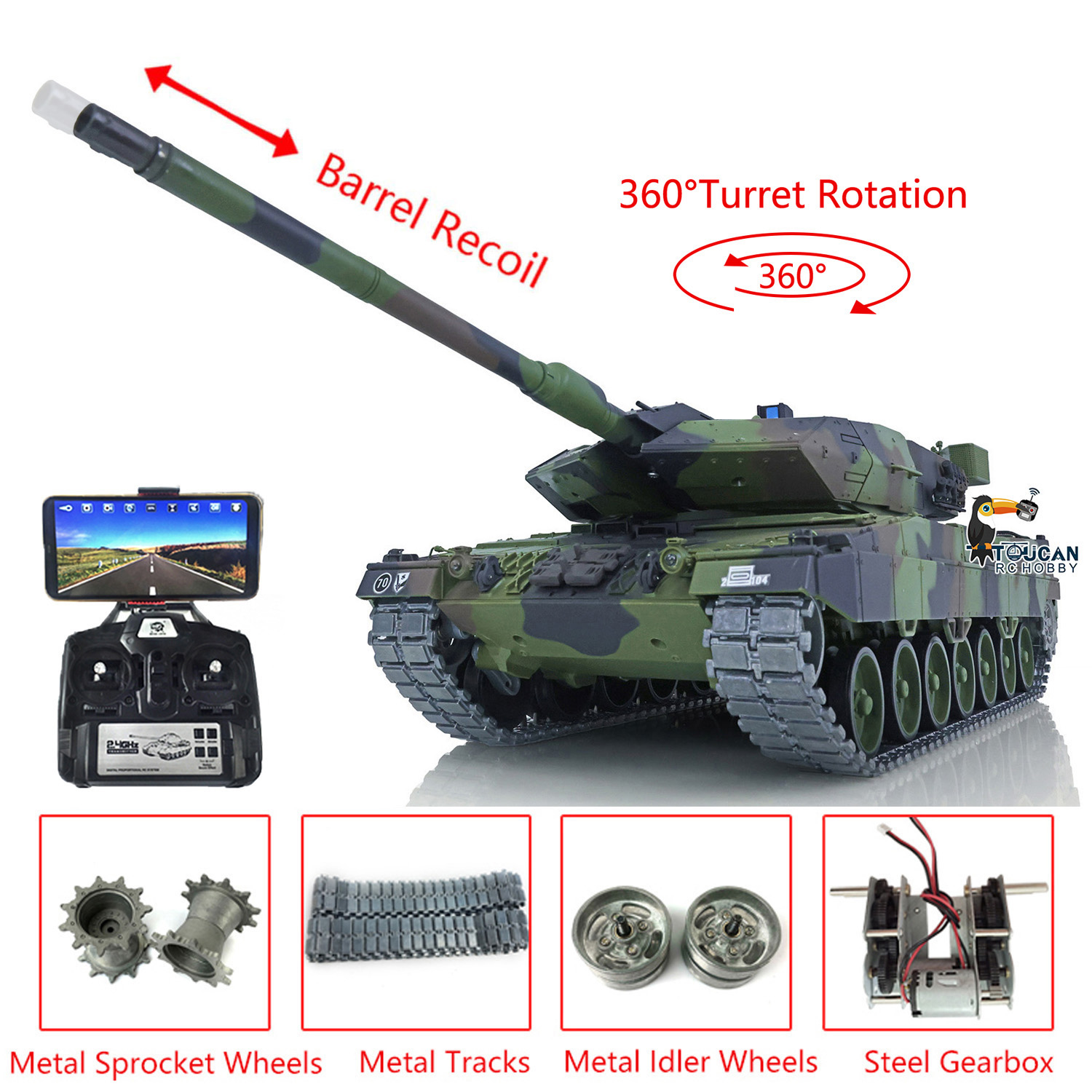   ซูเปอร์ดีล 1/16 Henglong 7.0 - Rc Hobby Deals บทวิจารณ์และราคา